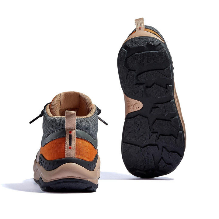 UIN Footwear Women Orange Gray San Diego IV Women Canvas loafers