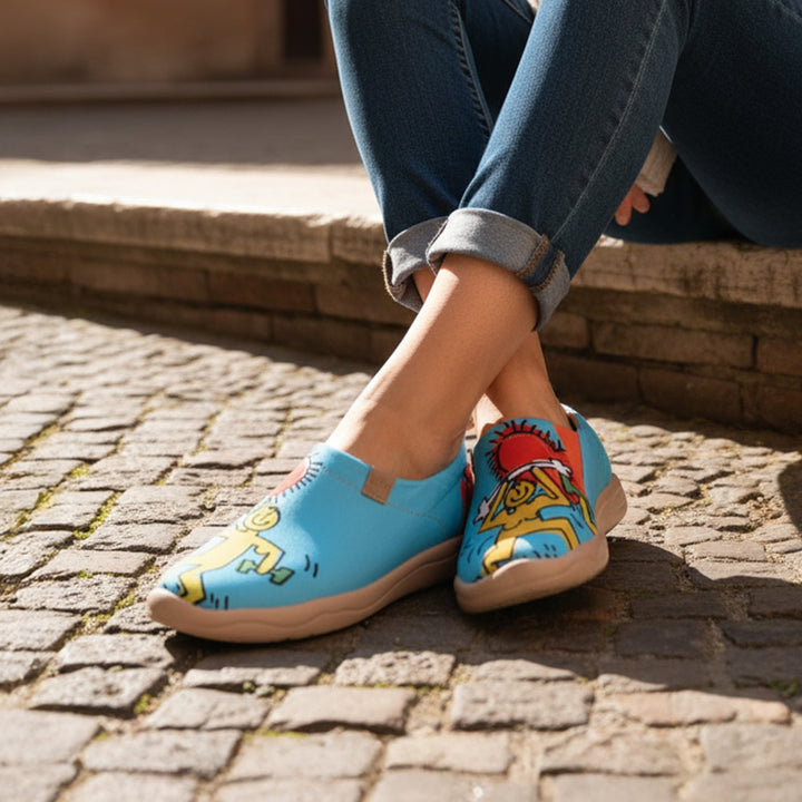 Van Gogh Sunflowers V1 Malaga Slipper Women