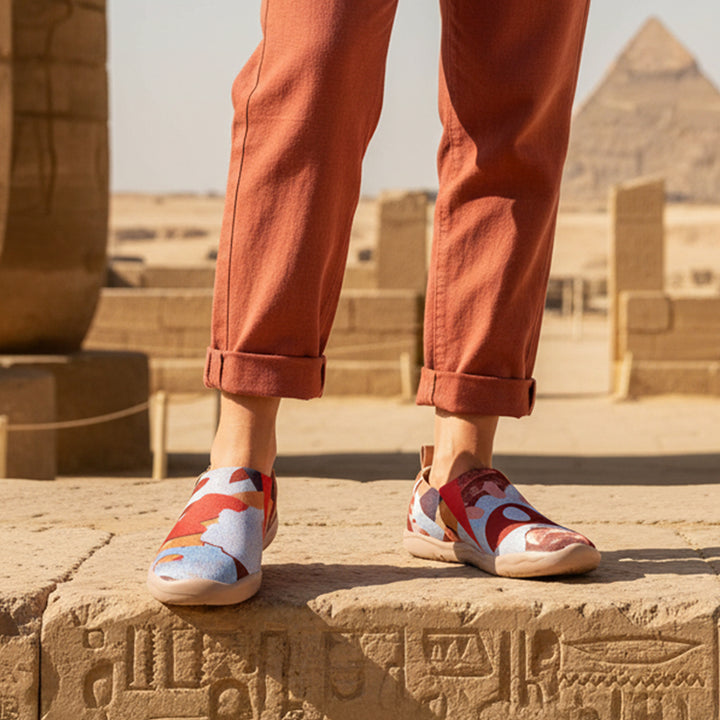 Van Gogh Sunflowers V1 Malaga Slipper Women