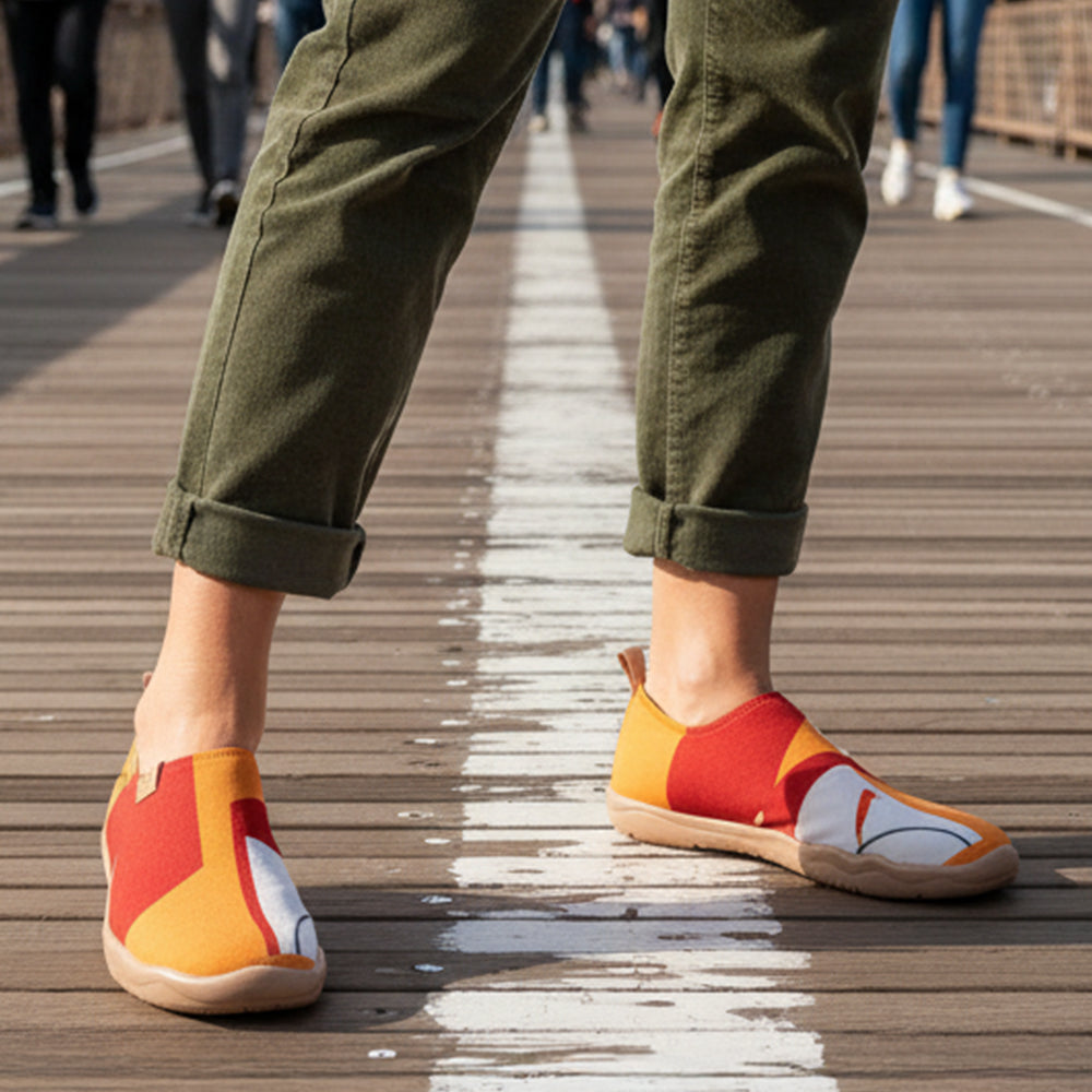 Van Gogh Sunflowers V1 Malaga Slipper Women