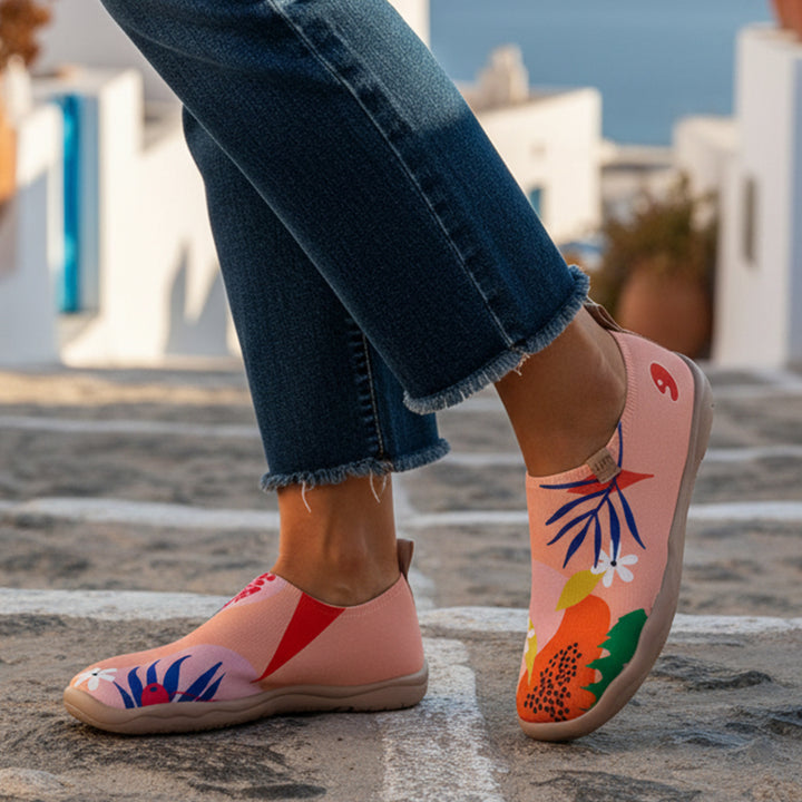 Van Gogh Sunflowers V1 Malaga Slipper Women