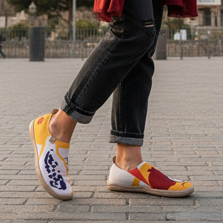 Van Gogh Sunflowers V1 Malaga Slipper Women