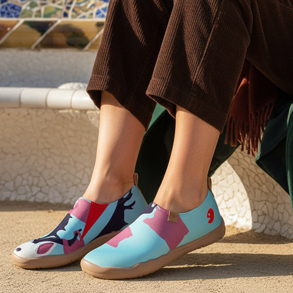 Van Gogh Sunflowers V1 Malaga Slipper Women