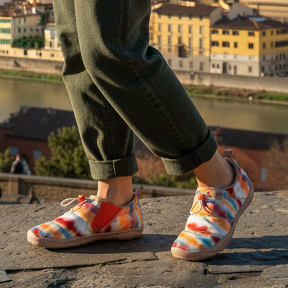 Van Gogh Sunflowers V1 Malaga Slipper Women