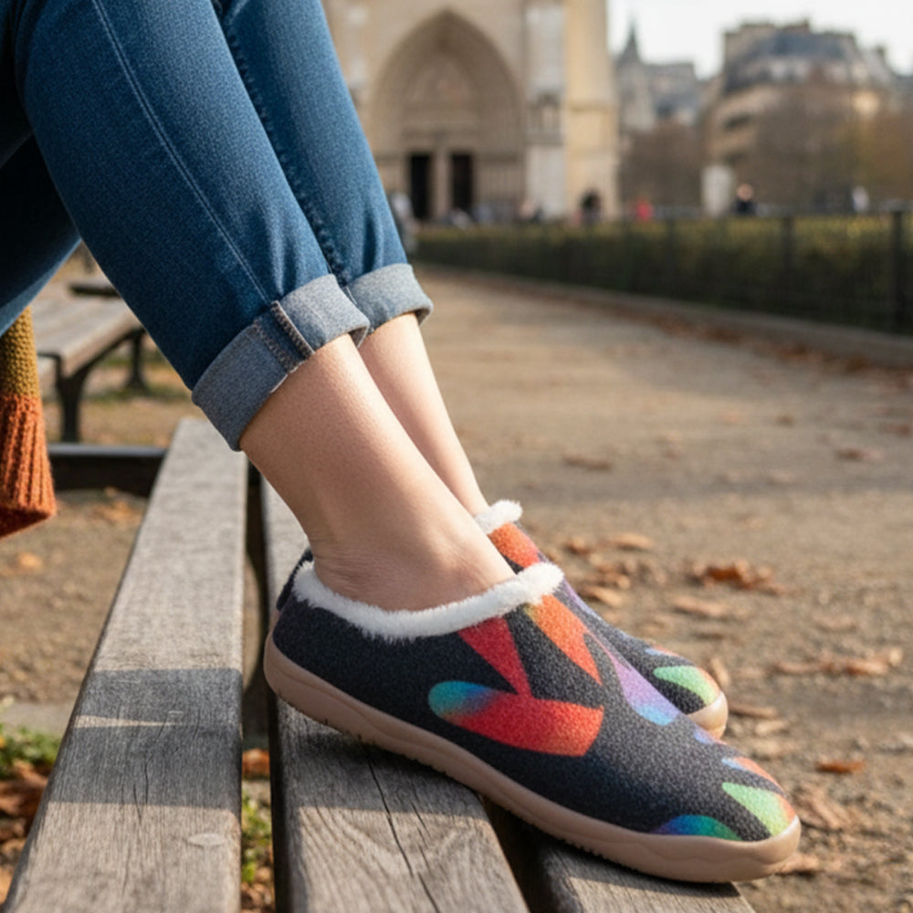 Van Gogh Sunflowers V1 Malaga Slipper Women