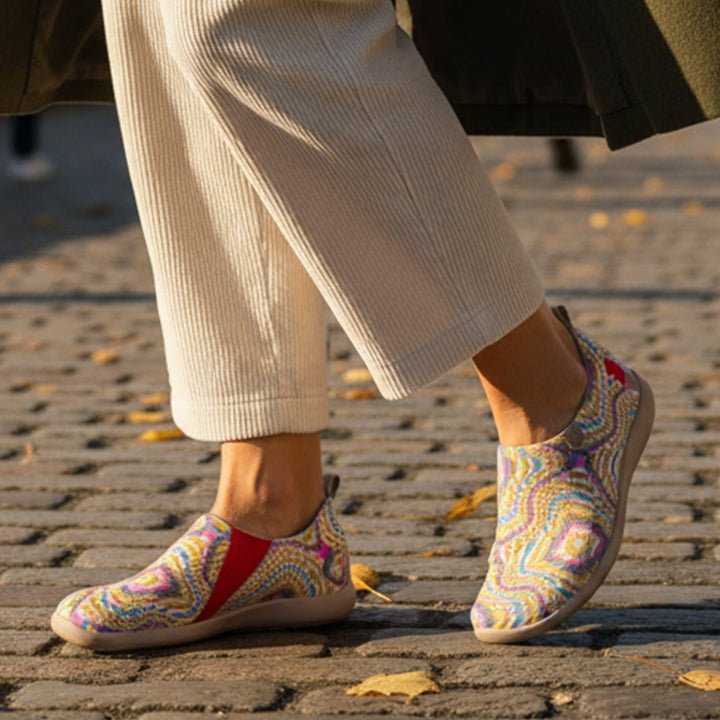 Van Gogh Sunflowers V1 Malaga Slipper Women