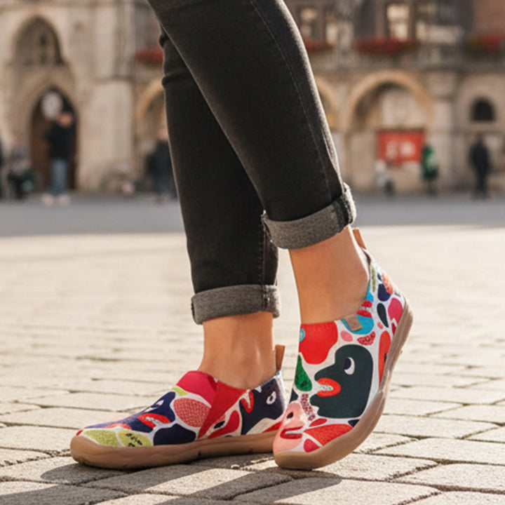 Van Gogh Sunflowers V1 Malaga Slipper Women