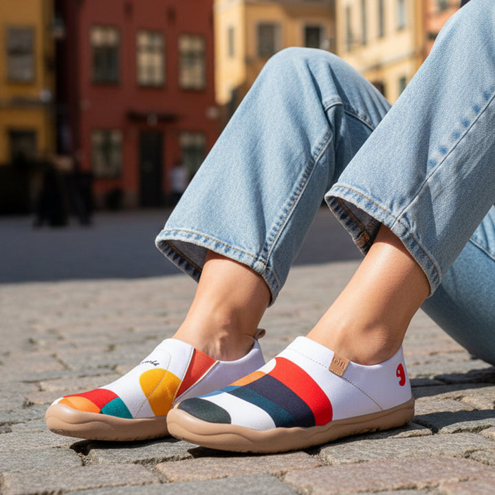 Van Gogh Sunflowers V1 Malaga Slipper Women