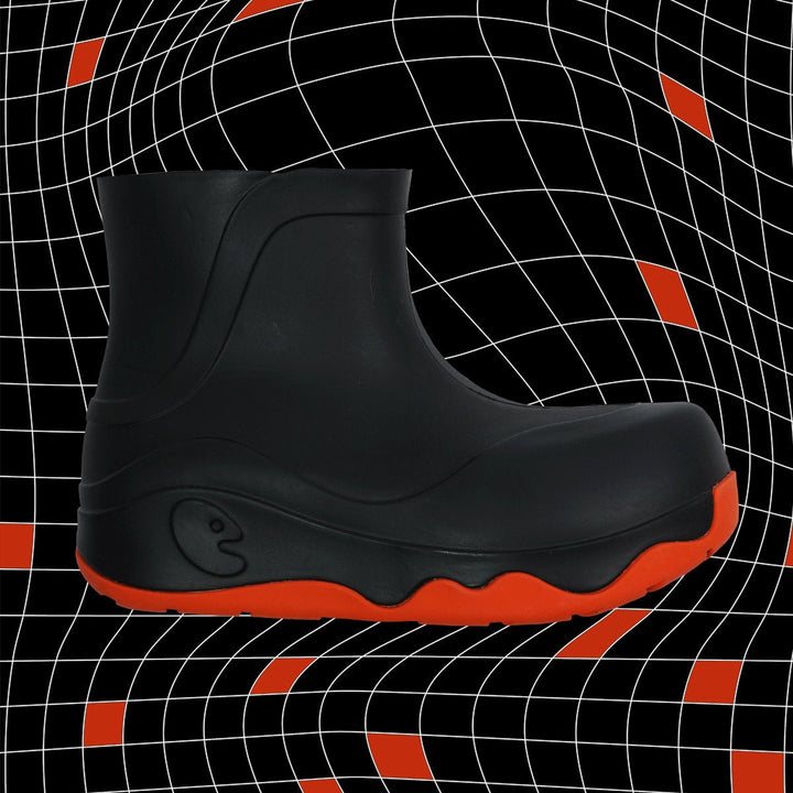 Black Navarra Boots with Napped Linings Women