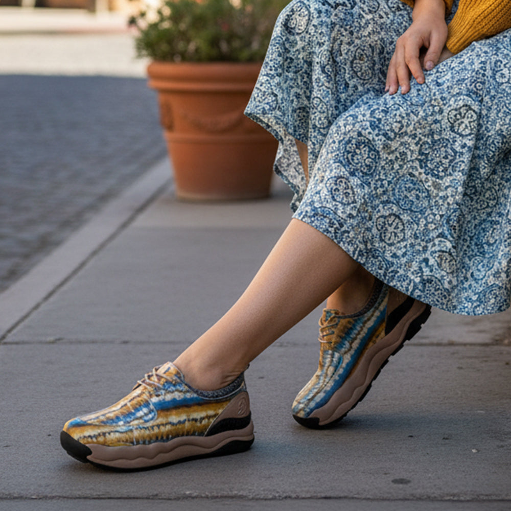 Van Gogh Sunflowers V1 Malaga Slipper Women