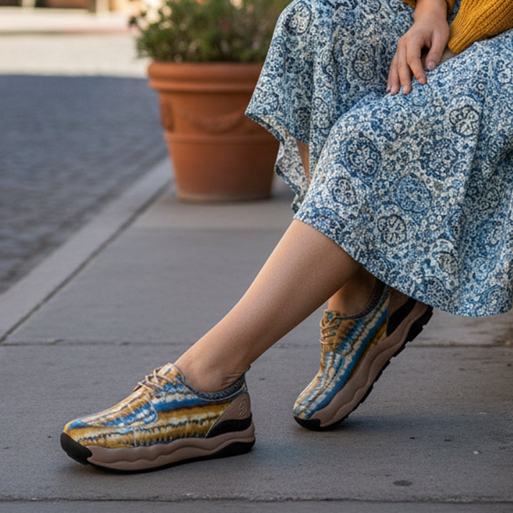Van Gogh Sunflowers V1 Malaga Slipper Women