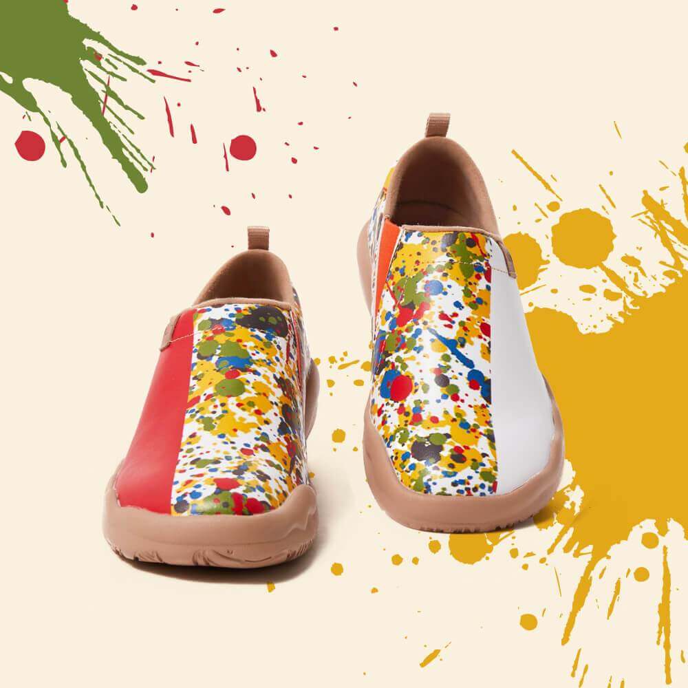 UIN Footwear Women Color Border Women Canvas loafers