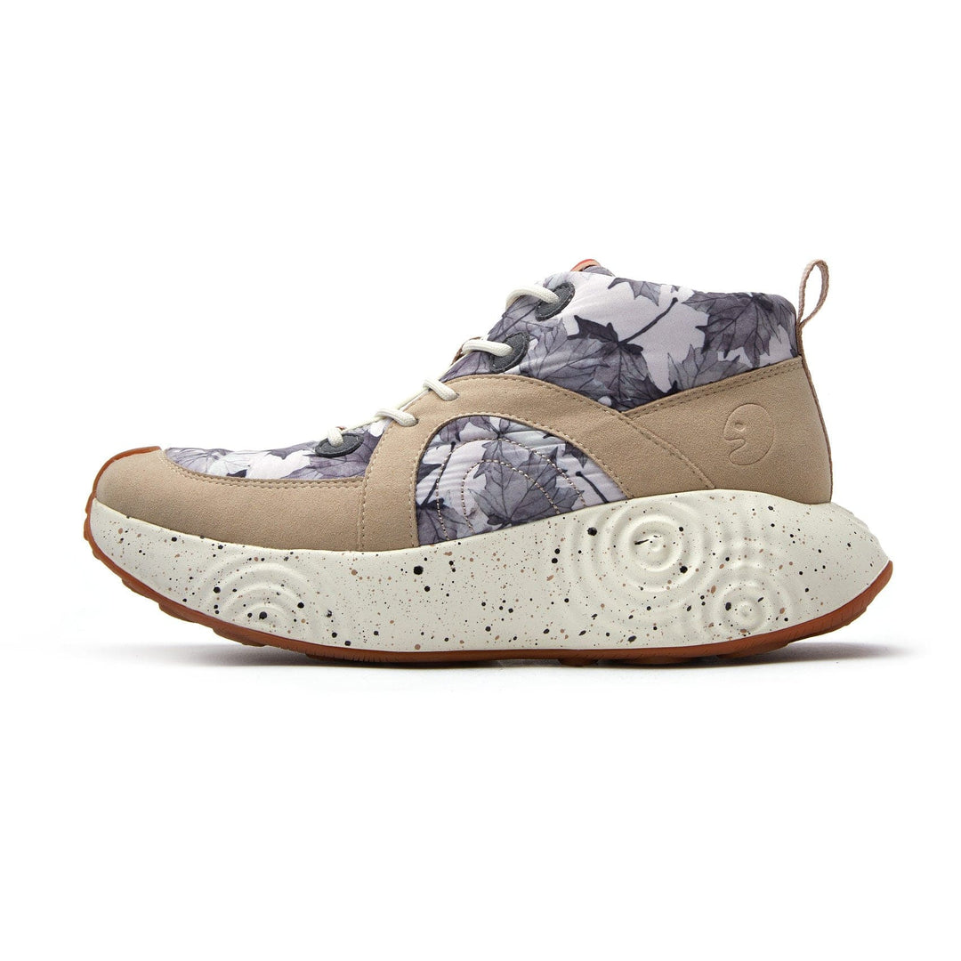 UIN Footwear Women Ink Maple Leaves Brava IV Women Canvas loafers