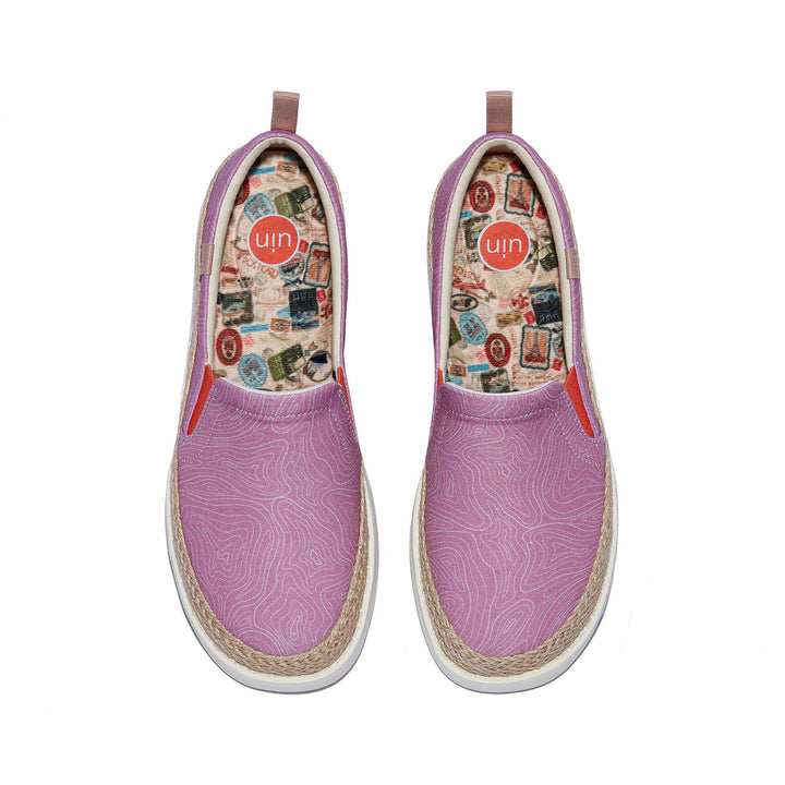 UIN Footwear Women Rose Pink Tarragona I Women Canvas loafers