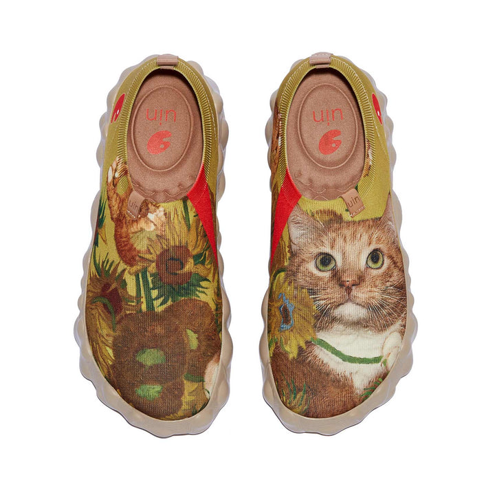 UIN Footwear Women Sunflowers and Cat 2 Toledo VI Women Canvas loafers