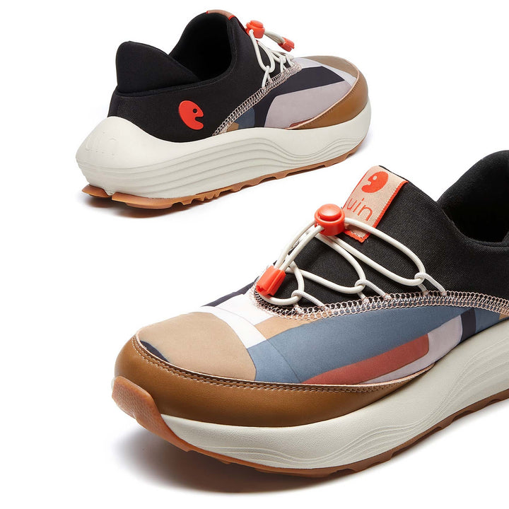 UIN Footwear Women Vintage Party Rock Layer A2 Women Canvas loafers