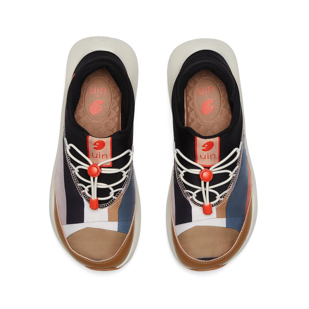 UIN Footwear Women Vintage Party Rock Layer A2 Women Canvas loafers