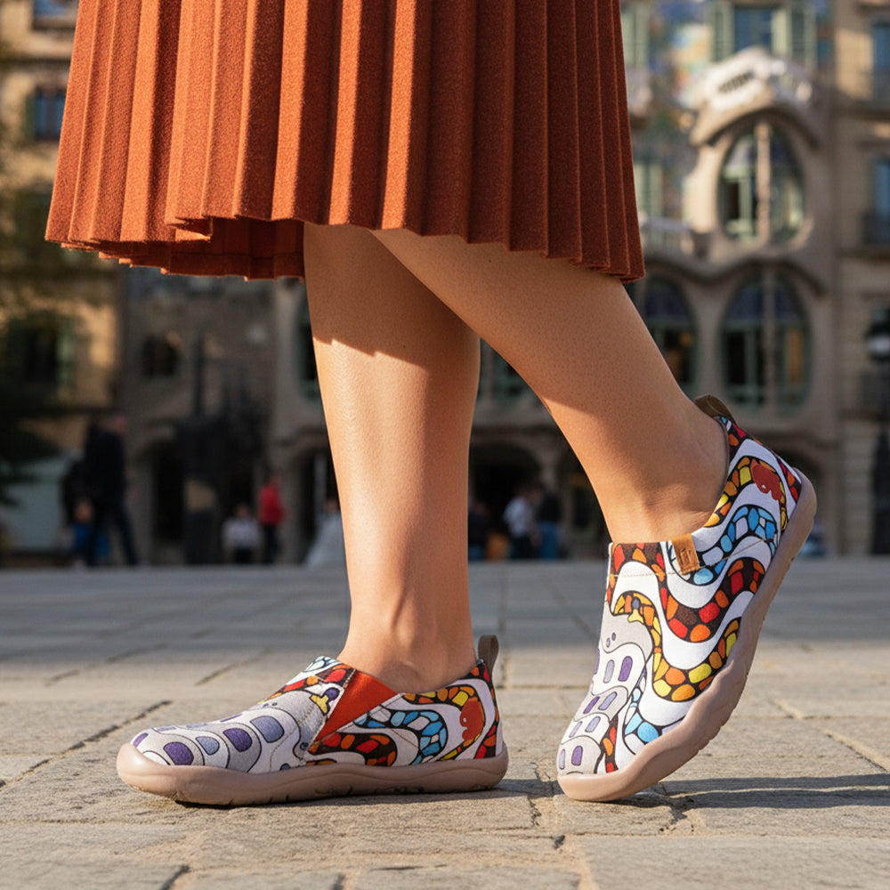 Van Gogh Sunflowers V1 Malaga Slipper Women