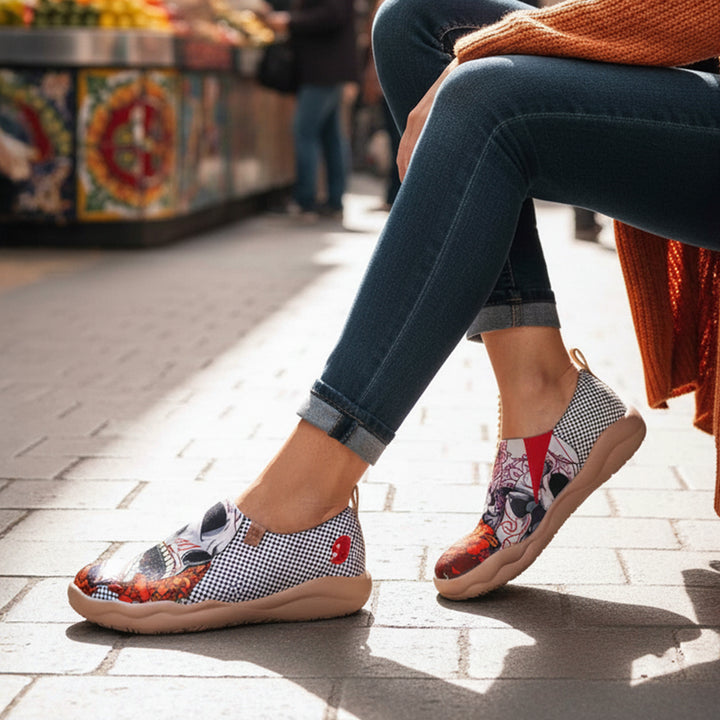 Van Gogh Sunflowers V1 Malaga Slipper Women