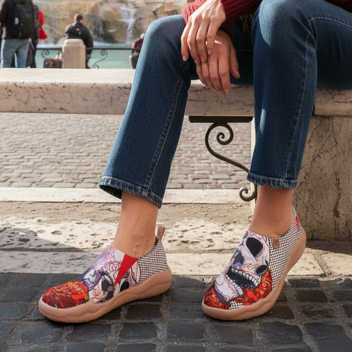 Van Gogh Sunflowers V1 Malaga Slipper Women