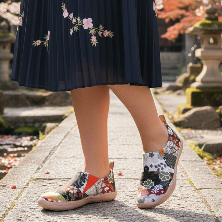 Van Gogh Sunflowers V1 Malaga Slipper Women