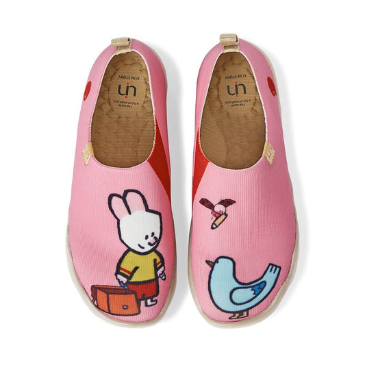 UIN Footwear Kid Cute Friends II Kid Canvas loafers