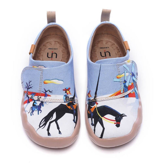 UIN Footwear Kid EL HIDALGO Kids Painted Canvas Shoes (Pre-sale) Canvas loafers