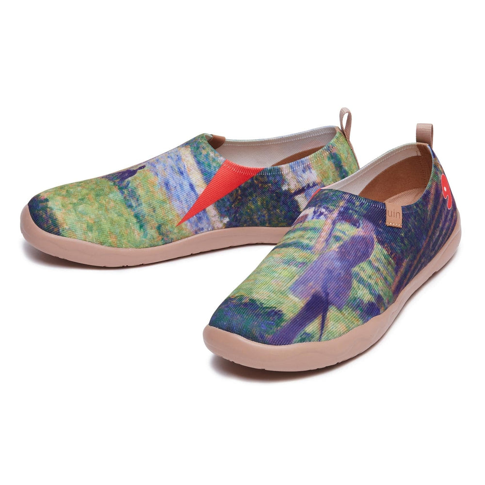 UIN Footwear Men Georges Seurat Study for 'La Grande Jatte???????????????????????????????????????????????????????????????????????????????????????????????????????????????????????????????????????????????????????????????????Men Canvas loafers